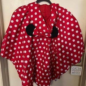Disney parks Minnie Mouse poncho.